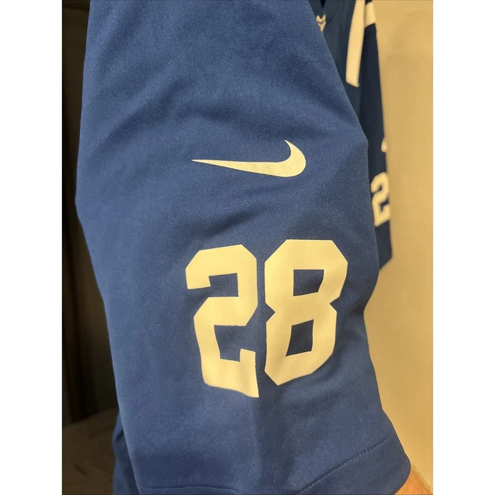 Nike NFL Indianapolis Colts Tom Zbikowski #28 Jersey Men's XL Game On-Field 2012